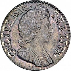 Large Obverse for Farthing 1699 coin