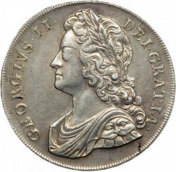 Large Obverse for Crown 1739 coin