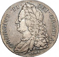 Large Obverse for Crown 1746 coin