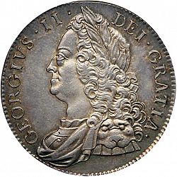 Large Obverse for Crown 1750 coin
