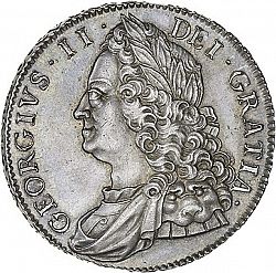 Large Obverse for Crown 1751 coin