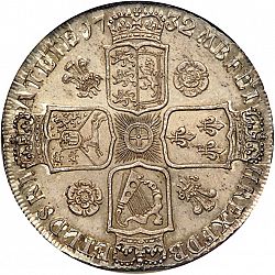 Large Reverse for Crown 1732 coin