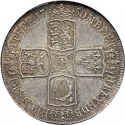 Large Reverse for Crown 1750 coin