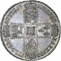 Large Reverse for Crown 1751 coin