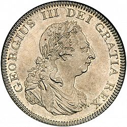 Large Obverse for Crown 1804 coin