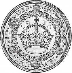 Large Reverse for Crown 1930 coin