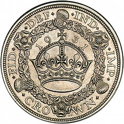 Large Reverse for Crown 1931 coin