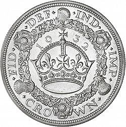 Large Reverse for Crown 1932 coin