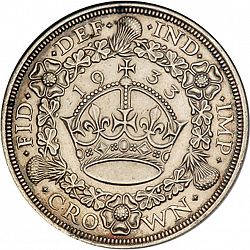 Large Reverse for Crown 1933 coin