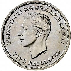 Large Obverse for Crown 1951 coin