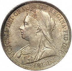 Large Obverse for Crown 1895 coin