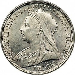 Large Obverse for Crown 1898 coin
