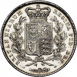 Large Reverse for Crown 1845 coin