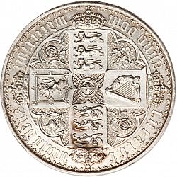 Large Reverse for Crown 1847 coin