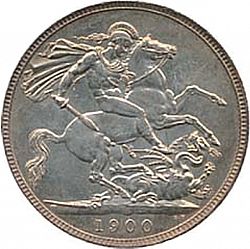 Large Reverse for Crown 1900 coin
