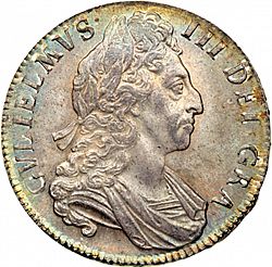 Large Obverse for Crown 1700 coin