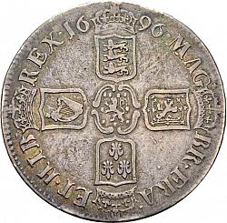 Large Reverse for Crown 1696 coin