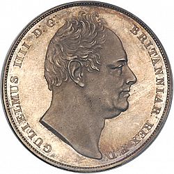 Large Obverse for Crown 1831 coin