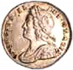 Large Obverse for Penny 1732 coin