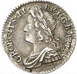 Large Obverse for Penny 1743 coin