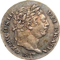 Large Obverse for Penny 1817 coin