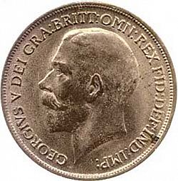 Large Obverse for Penny 1913 coin