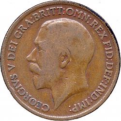 Large Obverse for Penny 1919 coin