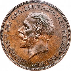 Large Obverse for Penny 1928 coin
