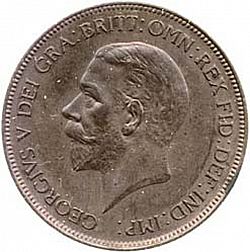 Large Obverse for Penny 1929 coin