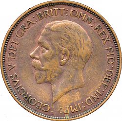 Large Obverse for Penny 1936 coin