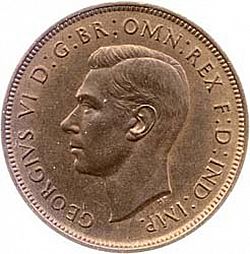 Large Obverse for Penny 1937 coin