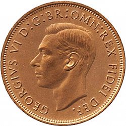 Large Obverse for Penny 1951 coin