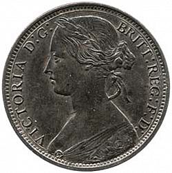 Large Obverse for Penny 1872 coin