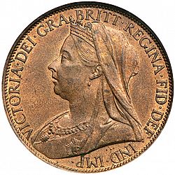 Large Obverse for Penny 1897 coin