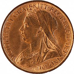 Large Obverse for Penny 1900 coin