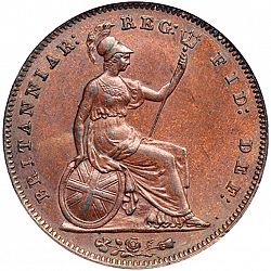 Large Reverse for Penny 1855 coin