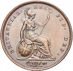 Large Reverse for Penny 1834 coin