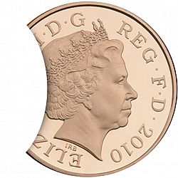 Large Obverse for 1p 2010 coin