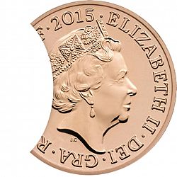 Large Obverse for 1p 2015 coin