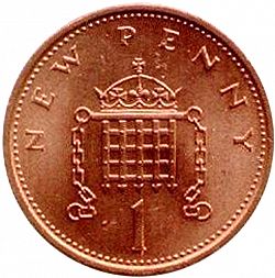 Large Reverse for 1p 1980 coin