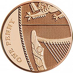 Large Reverse for 1p 2008 coin