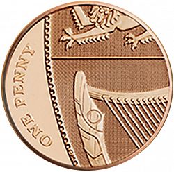 Large Reverse for 1p 2010 coin