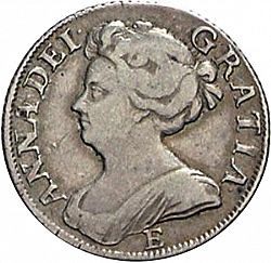 Large Obverse for Shilling 1708 coin