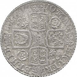 Large Reverse for Shilling 1710 coin