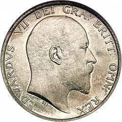 Large Obverse for Shilling 1904 coin