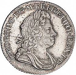 Large Obverse for Shilling 1717 coin