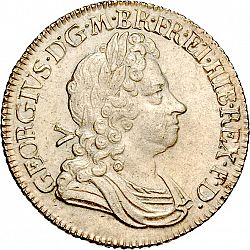 Large Obverse for Shilling 1718 coin