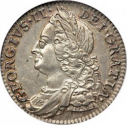 Large Obverse for Shilling 1750 coin