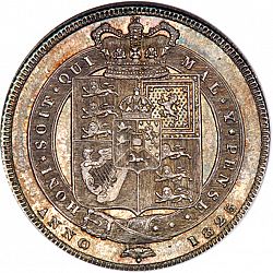 Large Reverse for Shilling 1825 coin