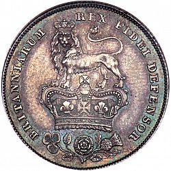 Large Reverse for Shilling 1829 coin